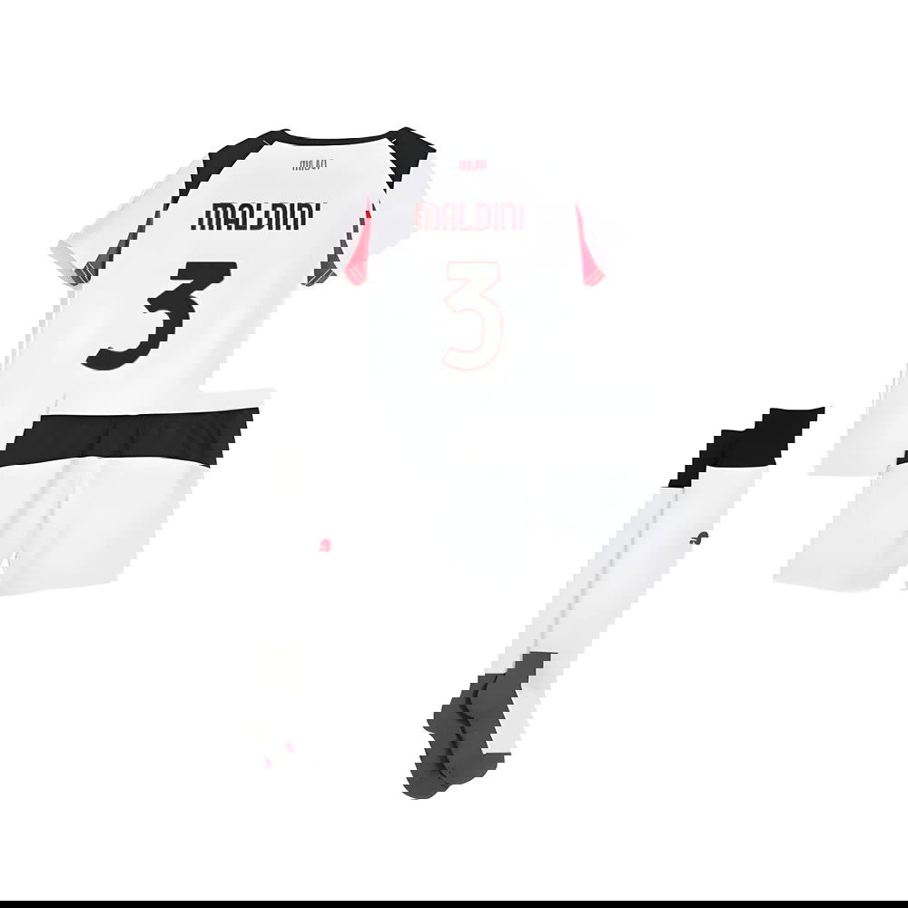 Tanie Koszulki Piłkarskie AC Milan Dziecięca MALDINI #3 Precz 2025-2026 Stroje Piłkarskie