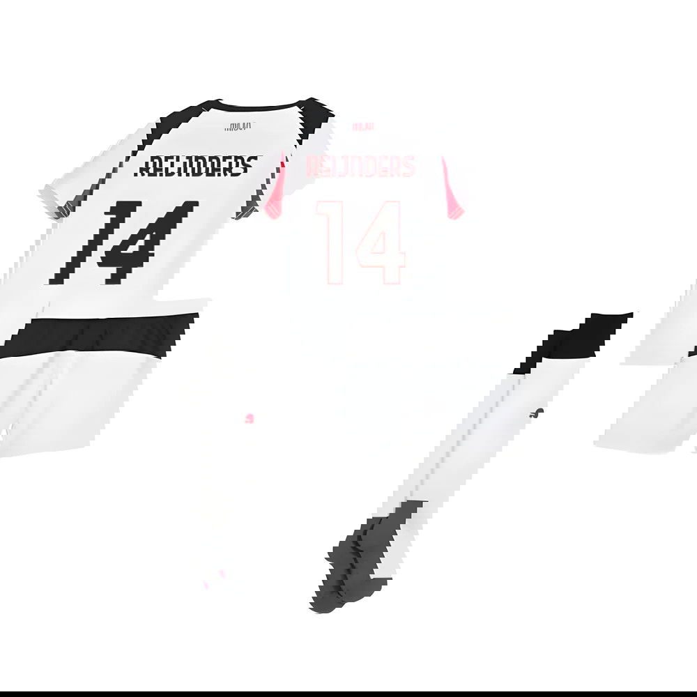 Tanie Koszulki Piłkarskie AC Milan Dziecięca REIJNDERS #14 Precz 2025-2026 Stroje Piłkarskie