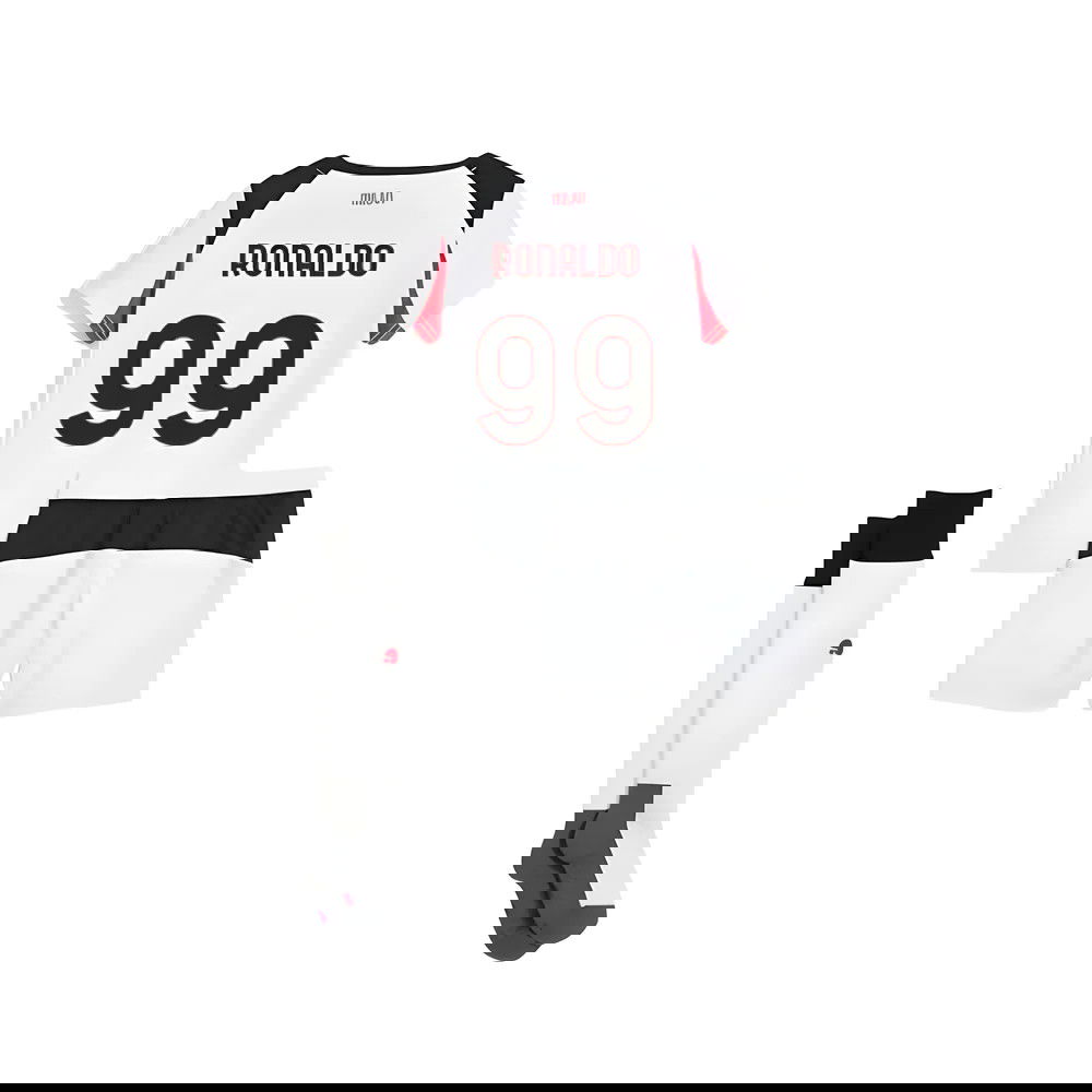 Tanie Koszulki Piłkarskie AC Milan Dziecięca RONALDO #99 Precz 2025-2026 Stroje Piłkarskie