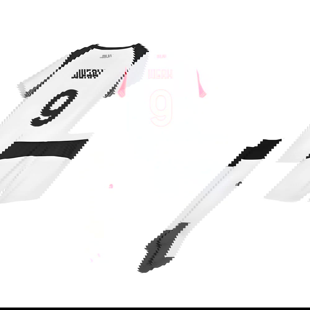 Tanie Koszulki Piłkarskie AC Milan Dziecięca WEAH #9 Precz 2025-2026 Stroje Piłkarskie