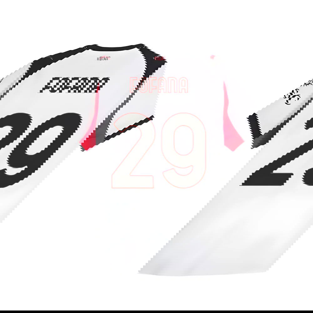 Tanie Koszulki Piłkarskie AC Milan FOFANA #29 Precz 2025-2026 Stroje Piłkarskie