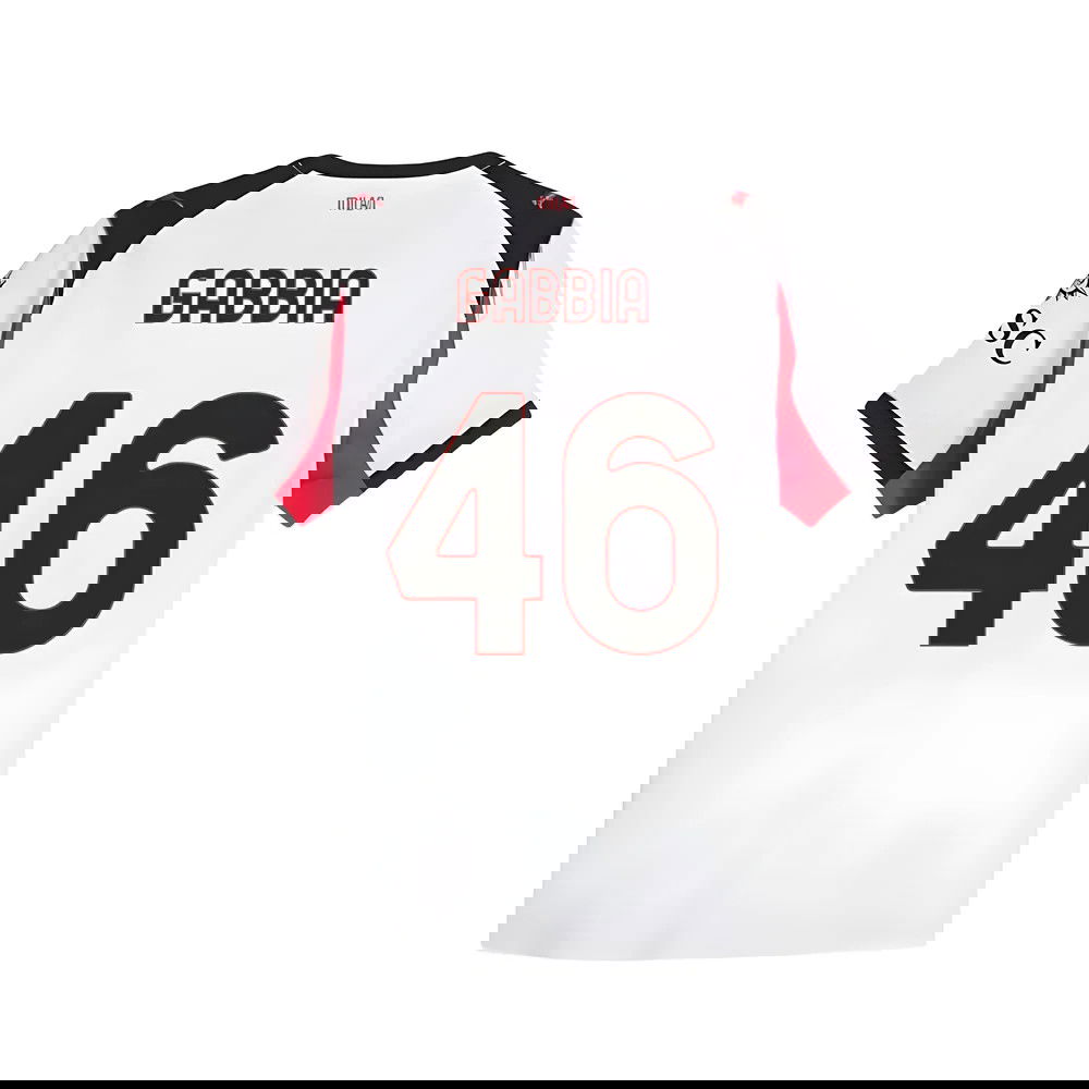 Tanie Koszulki Piłkarskie AC Milan GABBIA #46 Precz 2025-2026 Stroje Piłkarskie