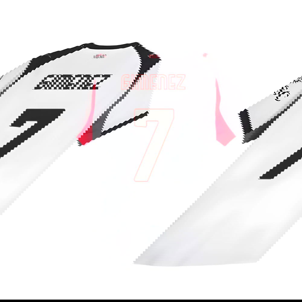 Tanie Koszulki Piłkarskie AC Milan GIMENEZ #7 Precz 2025-2026 Stroje Piłkarskie