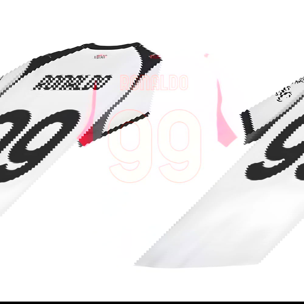 Tanie Koszulki Piłkarskie AC Milan RONALDO #99 Precz 2025-2026 Stroje Piłkarskie