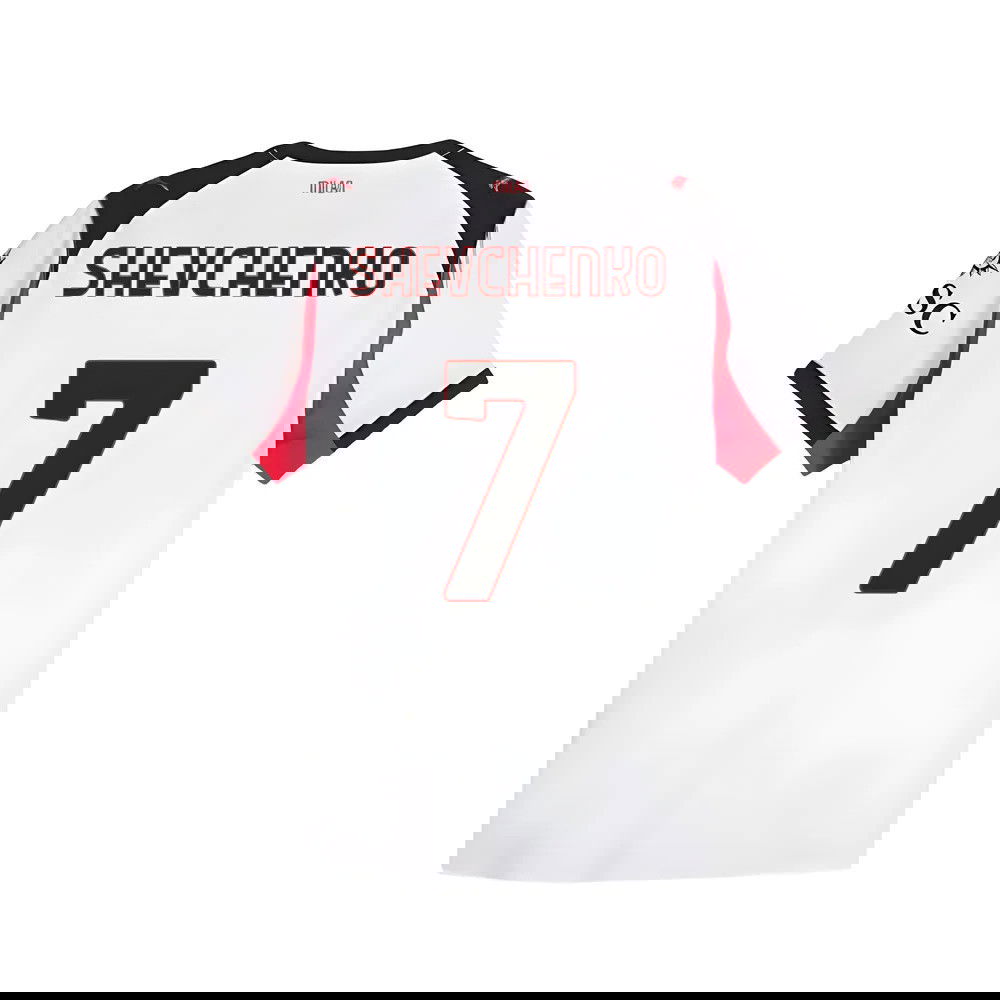 Tanie Koszulki Piłkarskie AC Milan SHEVCHENKO #7 Precz 2025-2026 Stroje Piłkarskie