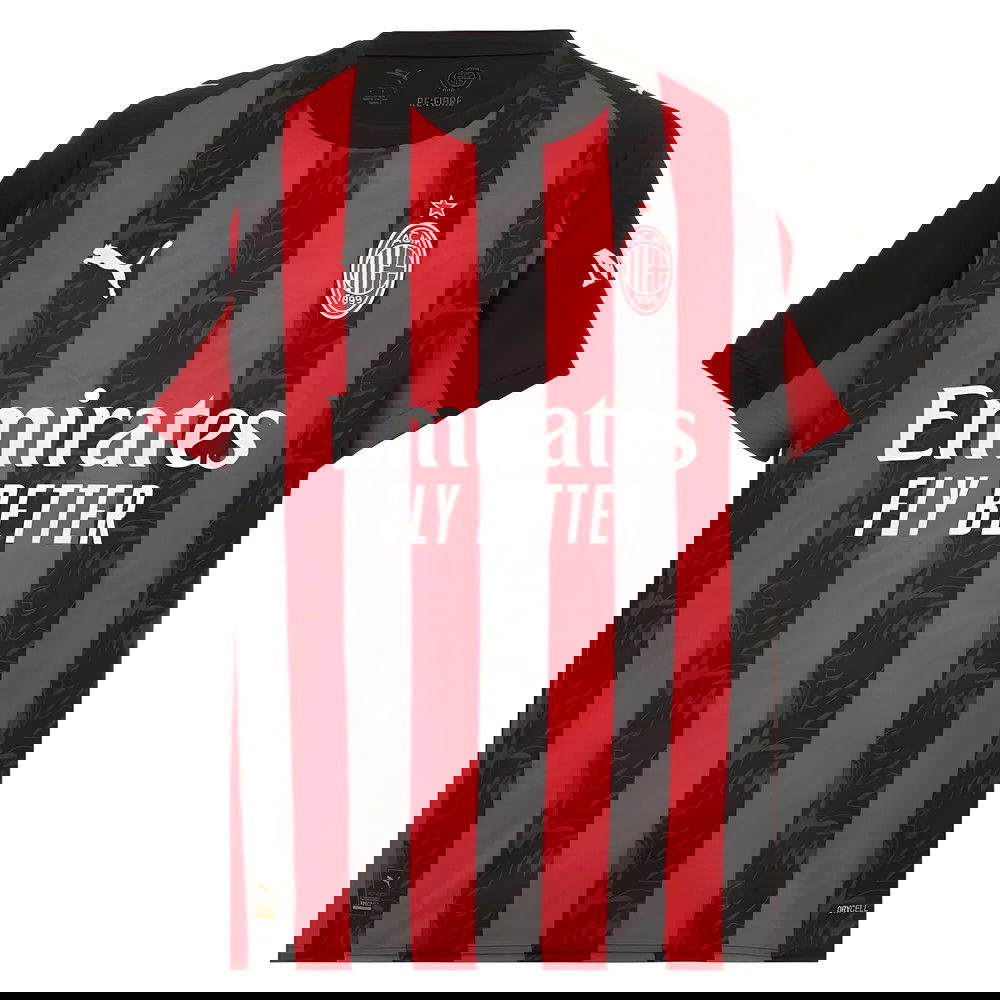 Tanie Koszulki Piłkarskie AC Milan Główna 2025-2026 Stroje Piłkarskie