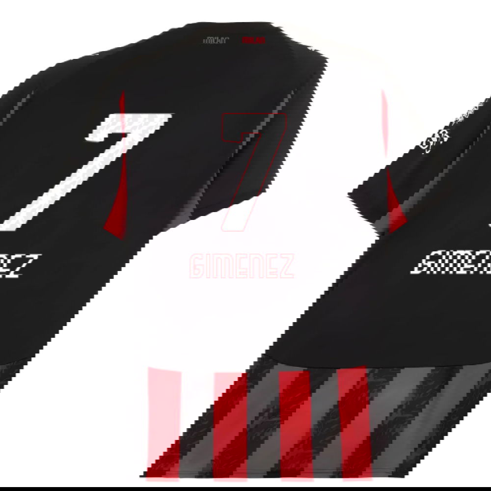 Tanie Koszulki Piłkarskie AC Milan GIMENEZ #7 Główna 2025-2026 Stroje Piłkarskie