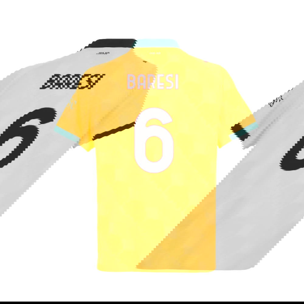Tanie Koszulki Piłkarskie AC Milan BARESI #6 Trzeci 2025-2026 Stroje Piłkarskie