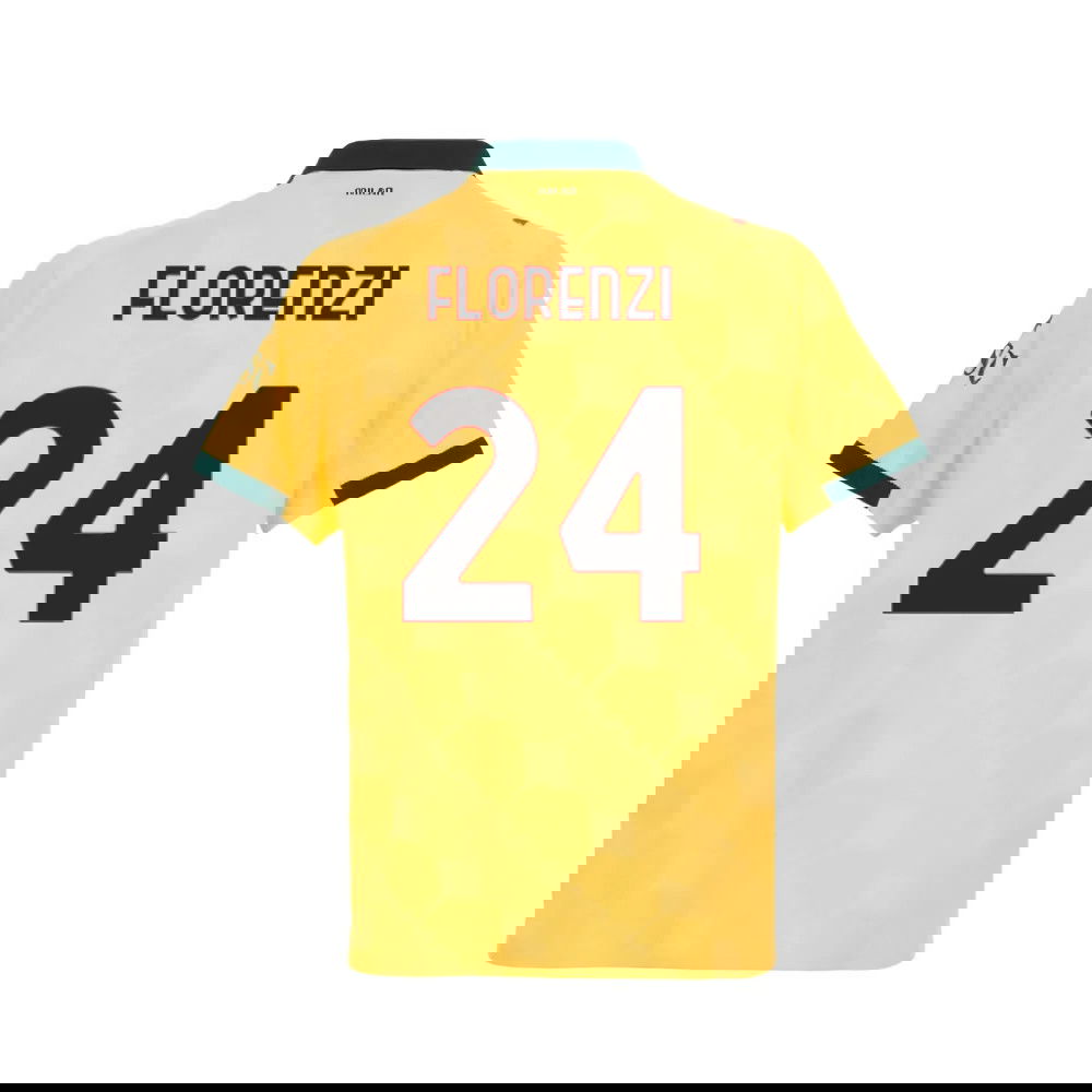 Tanie Koszulki Piłkarskie AC Milan FLORENZI #24 Trzeci 2025-2026 Stroje Piłkarskie