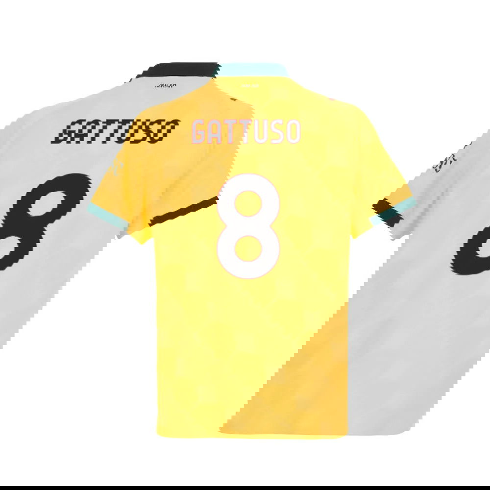 Tanie Koszulki Piłkarskie AC Milan GATTUSO #8 Trzeci 2025-2026 Stroje Piłkarskie