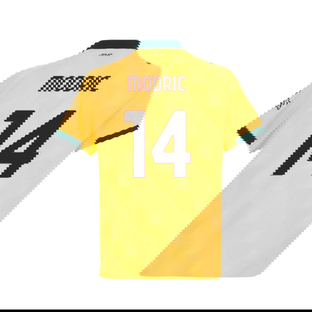 Tanie Koszulki Piłkarskie AC Milan MODRIC #14 Trzeci 2025-2026 Stroje Piłkarskie