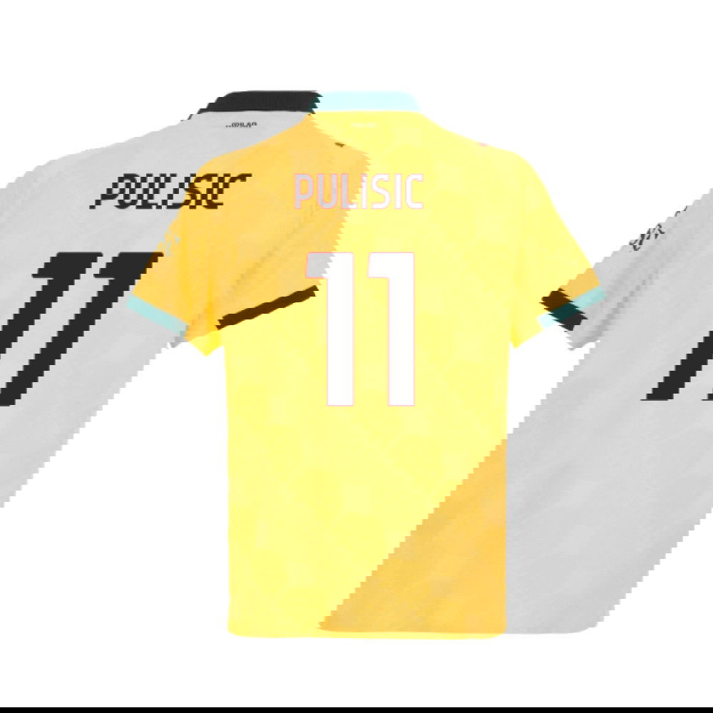 Tanie Koszulki Piłkarskie AC Milan PULISIC #11 Trzeci 2025-2026 Stroje Piłkarskie