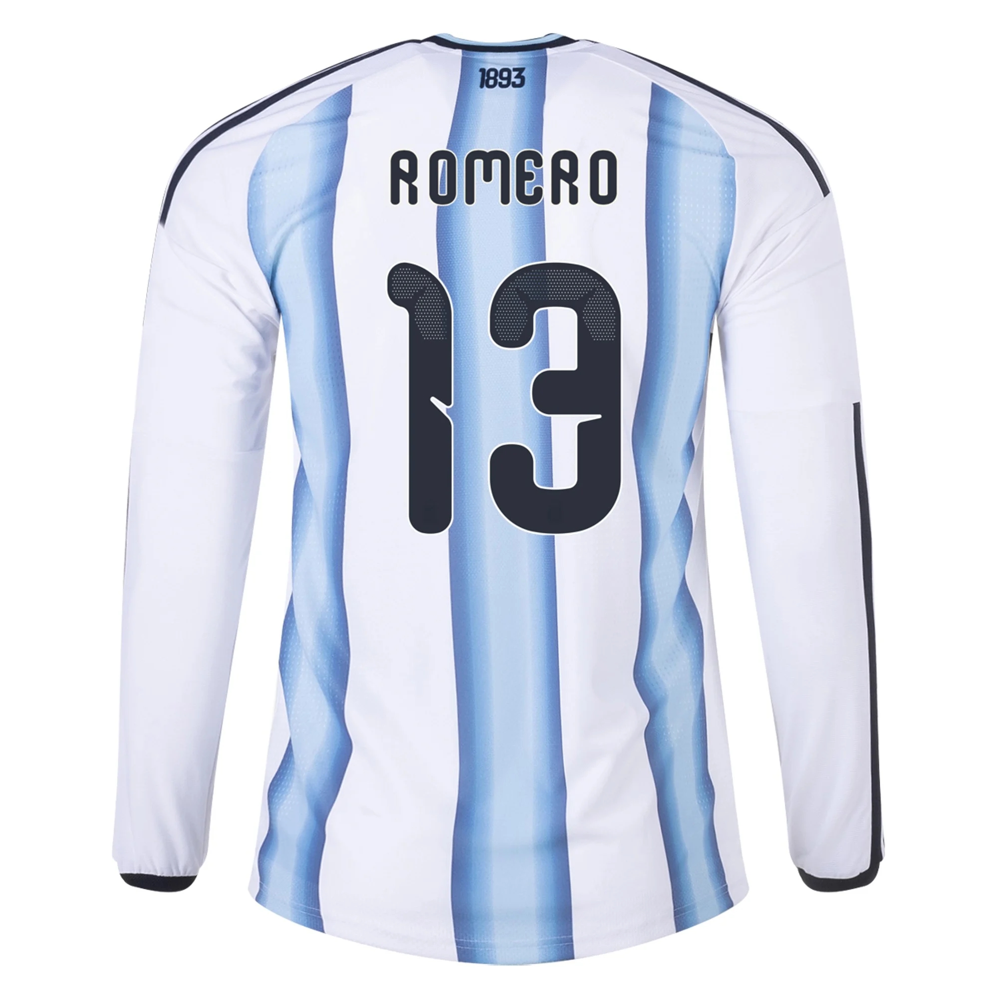 Tanie Koszulki Piłkarskie Argentyna Długi rękaw CHRISTIAN ROMERO #13 Główna Puchar Świata 2026 Stroje Piłkarskie