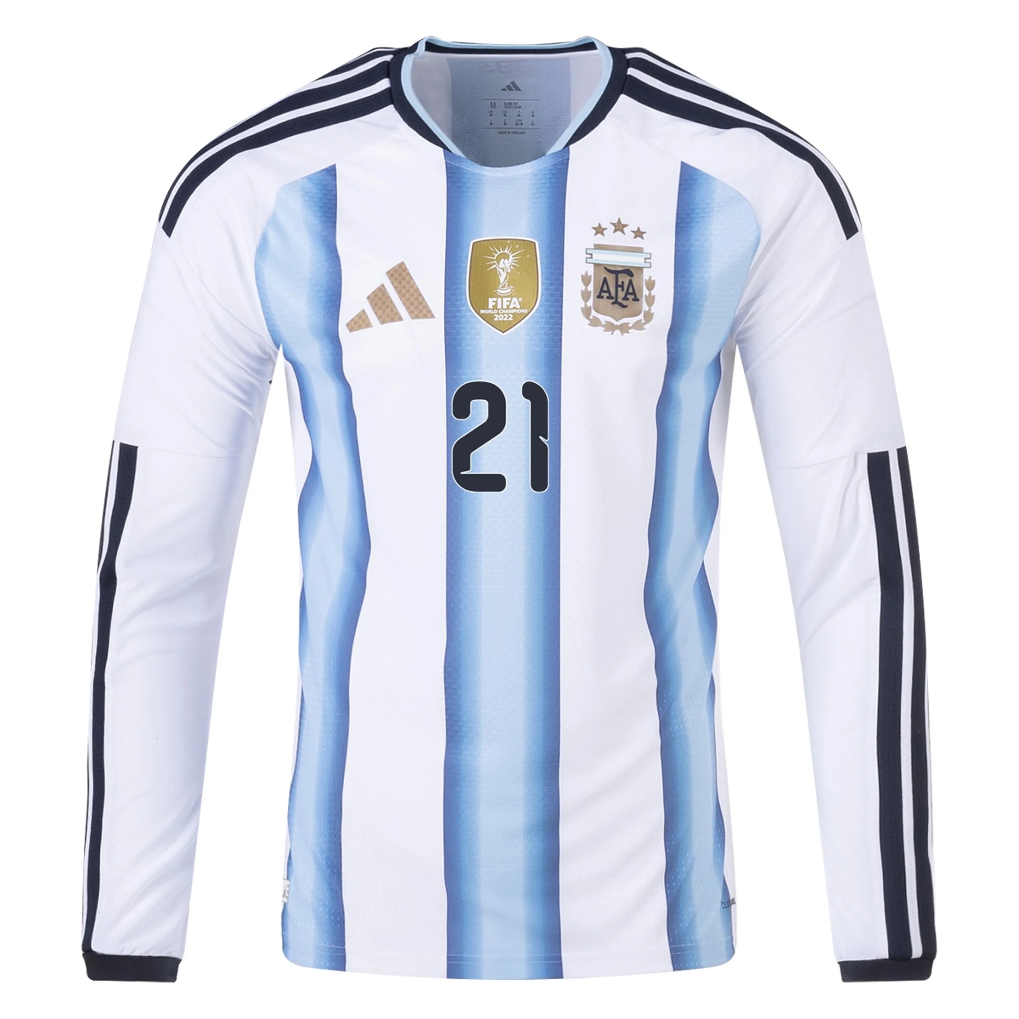 hurtownie Tanie Koszulki Piłkarskie Argentyna Długi rękaw FRANCO MASTANTUONO #21 Główna Puchar Świata 2026 Stroje Piłkarskie z własnym nadrukiem
