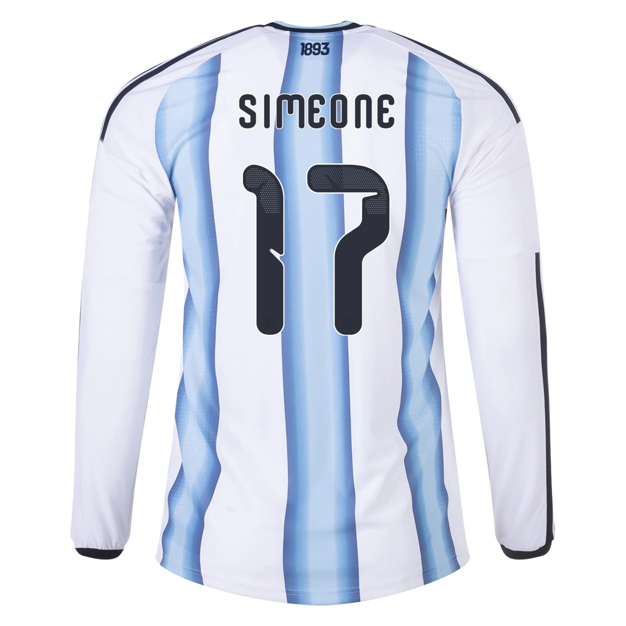 Tanie Koszulki Piłkarskie Argentyna Długi rękaw GIULIANO SIMEONE #17 Główna Puchar Świata 2026 Stroje Piłkarskie