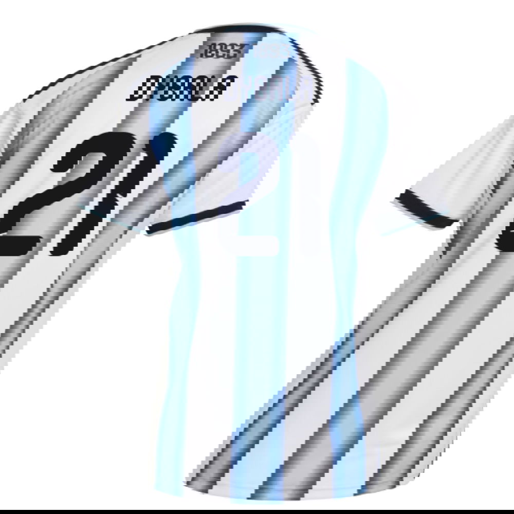 Tanie Koszulki Piłkarskie Argentyna Kobiety DYBALA #21 Główna Puchar Świata 2026 Stroje Piłkarskie