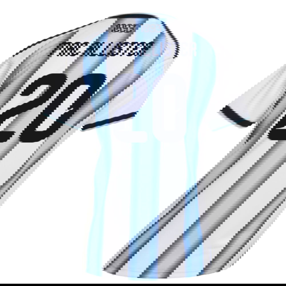 Tanie Koszulki Piłkarskie Argentyna Kobiety MAC ALLISTER #20 Główna Puchar Świata 2026 Stroje Piłkarskie