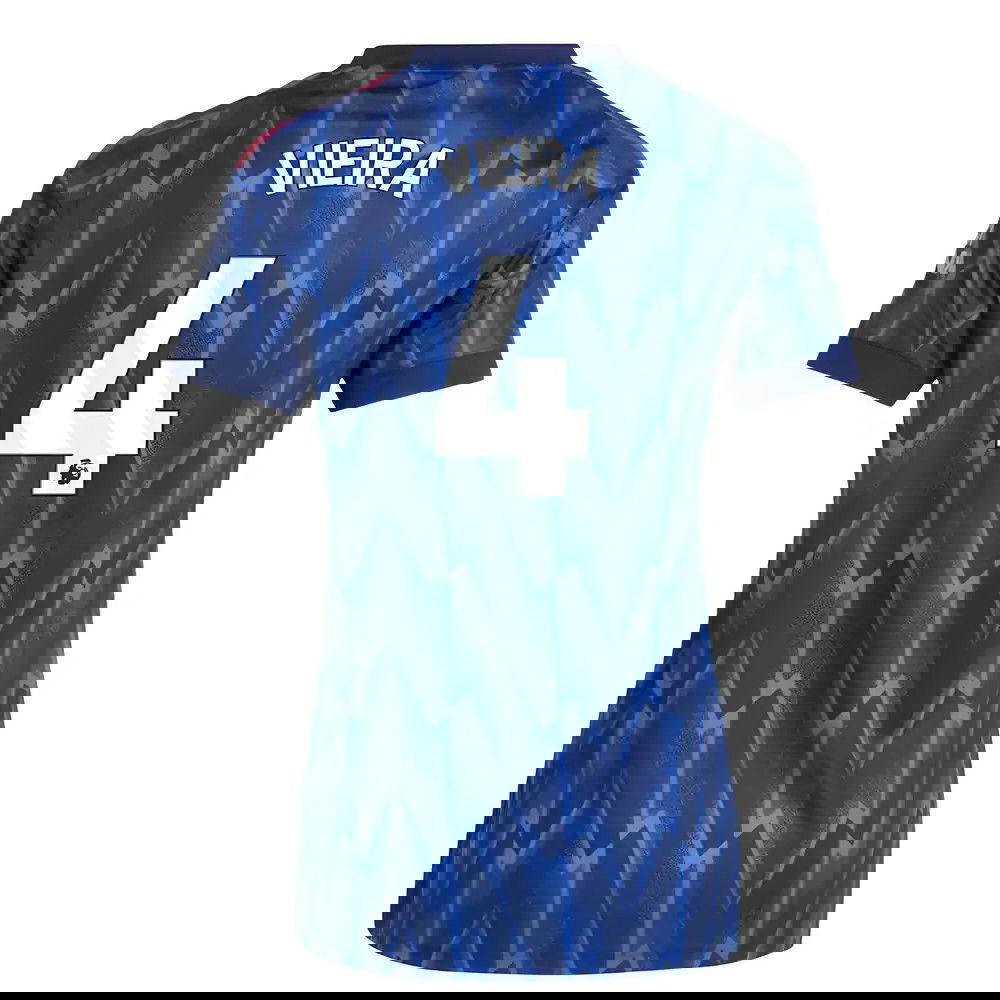 Tanie Koszulki Piłkarskie Arsenal Kobiety VIEIRA #4 Precz 2025-2026 Stroje Piłkarskie