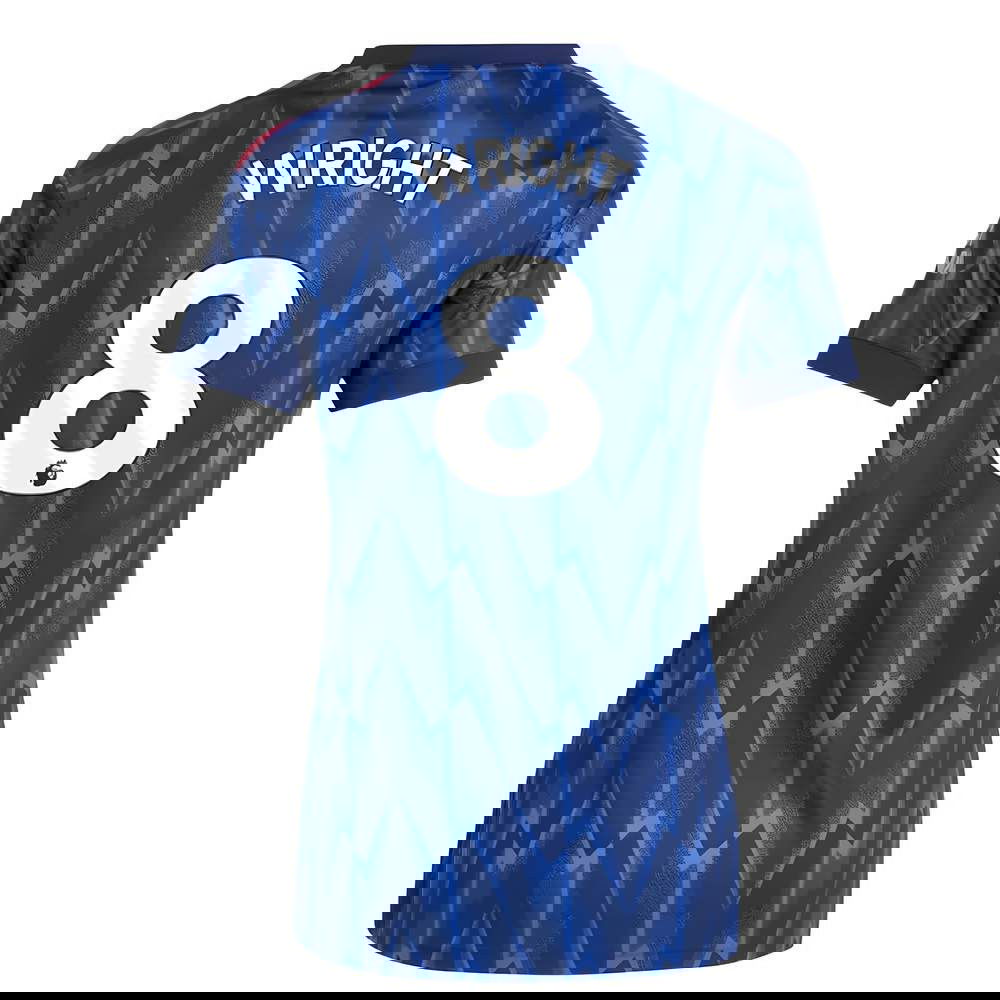 Tanie Koszulki Piłkarskie Arsenal Kobiety WRIGHT #8 Precz 2025-2026 Stroje Piłkarskie