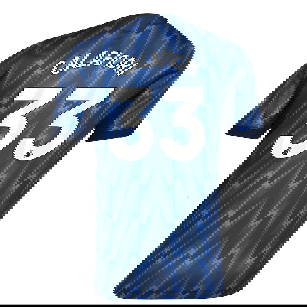 Tanie Koszulki Piłkarskie Arsenal CALAFIORI #33 Precz 2025-2026 Stroje Piłkarskie