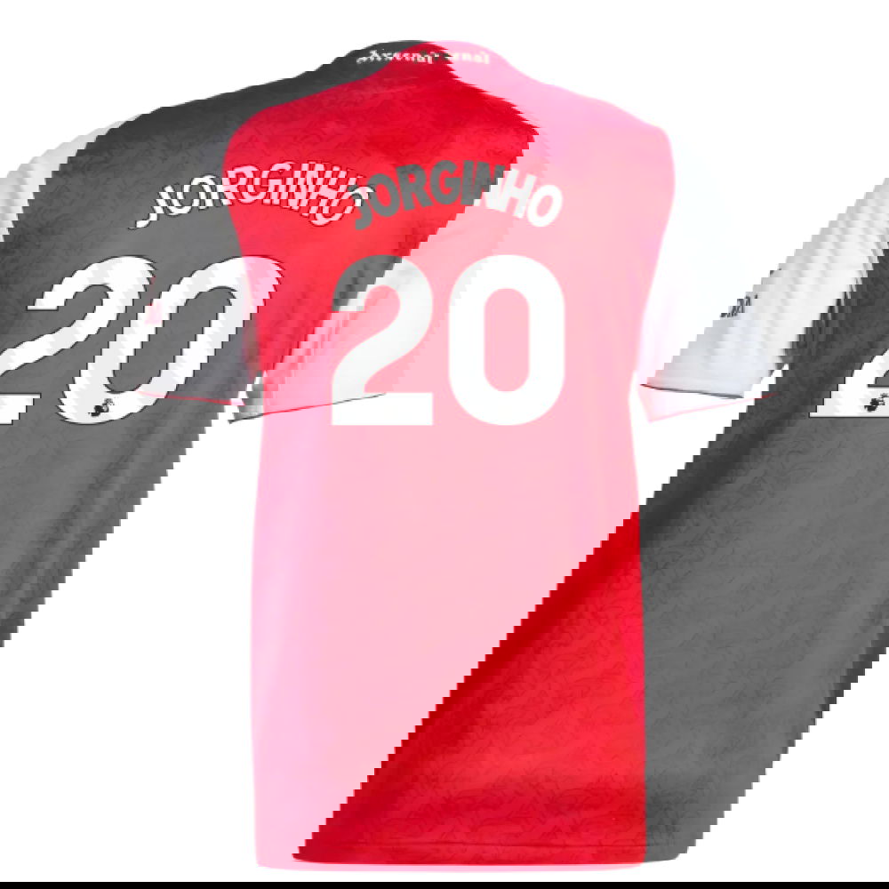 Tanie Koszulki Piłkarskie Arsenal JORGINHO #20 Główna 2025-2026 Stroje Piłkarskie