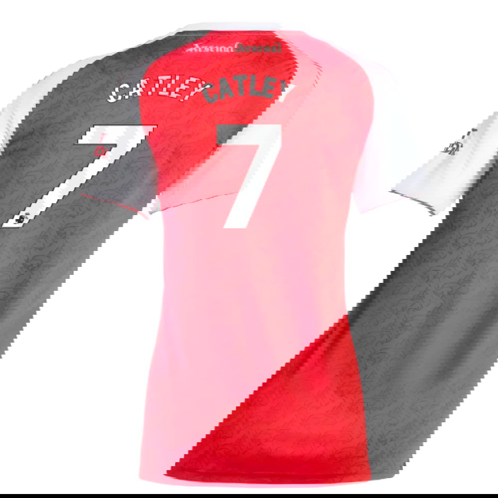 Tanie Koszulki Piłkarskie Arsenal Kobiety CATLEY #7 Główna 2025-2026 Stroje Piłkarskie