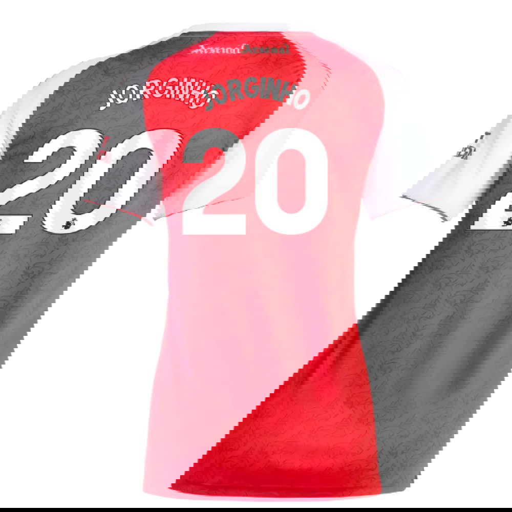 Tanie Koszulki Piłkarskie Arsenal Kobiety JORGINHO #20 Główna 2025-2026 Stroje Piłkarskie