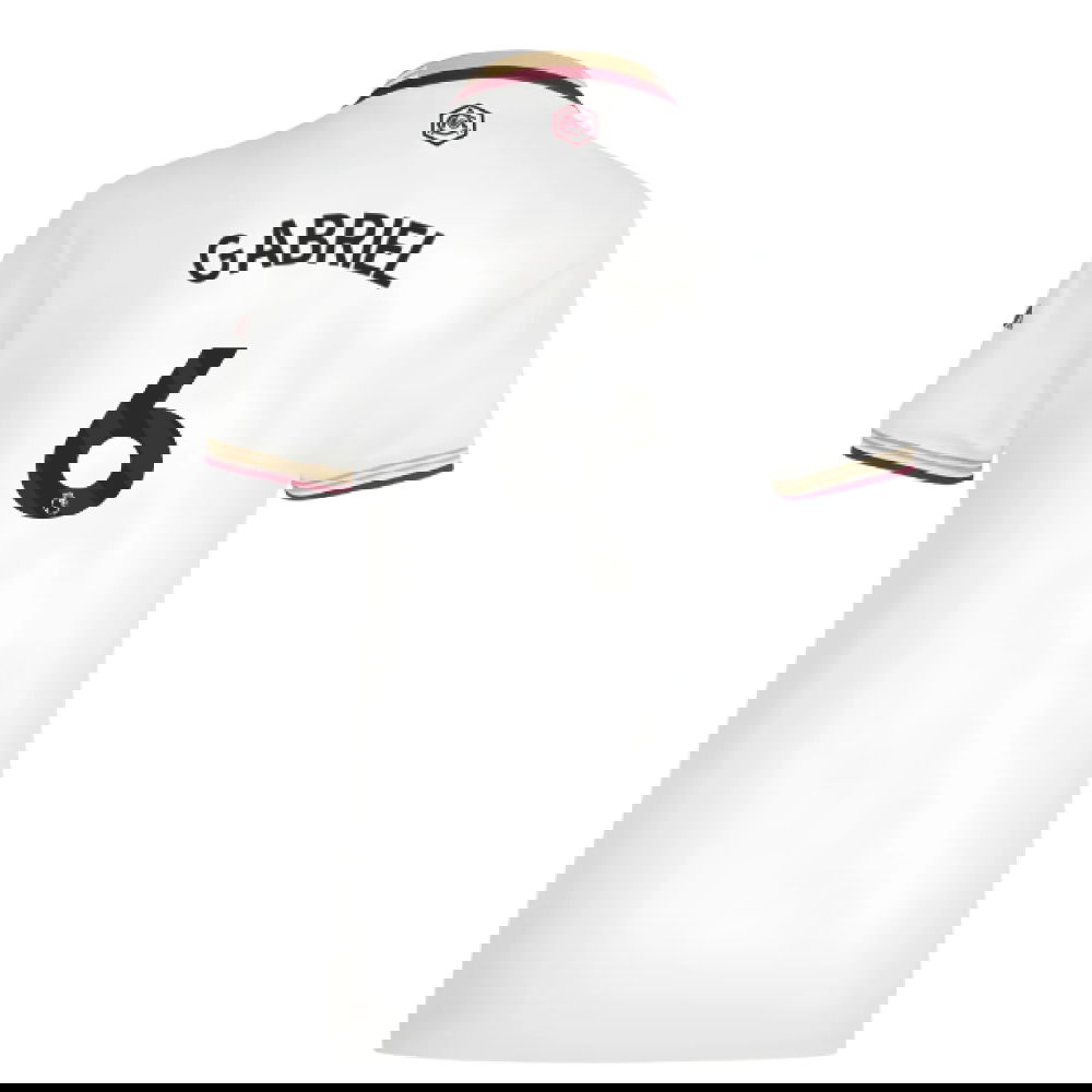 Tanie Koszulki Piłkarskie Arsenal Kobiety GABRIEL #6 Trzeci 2025-2026 Stroje Piłkarskie