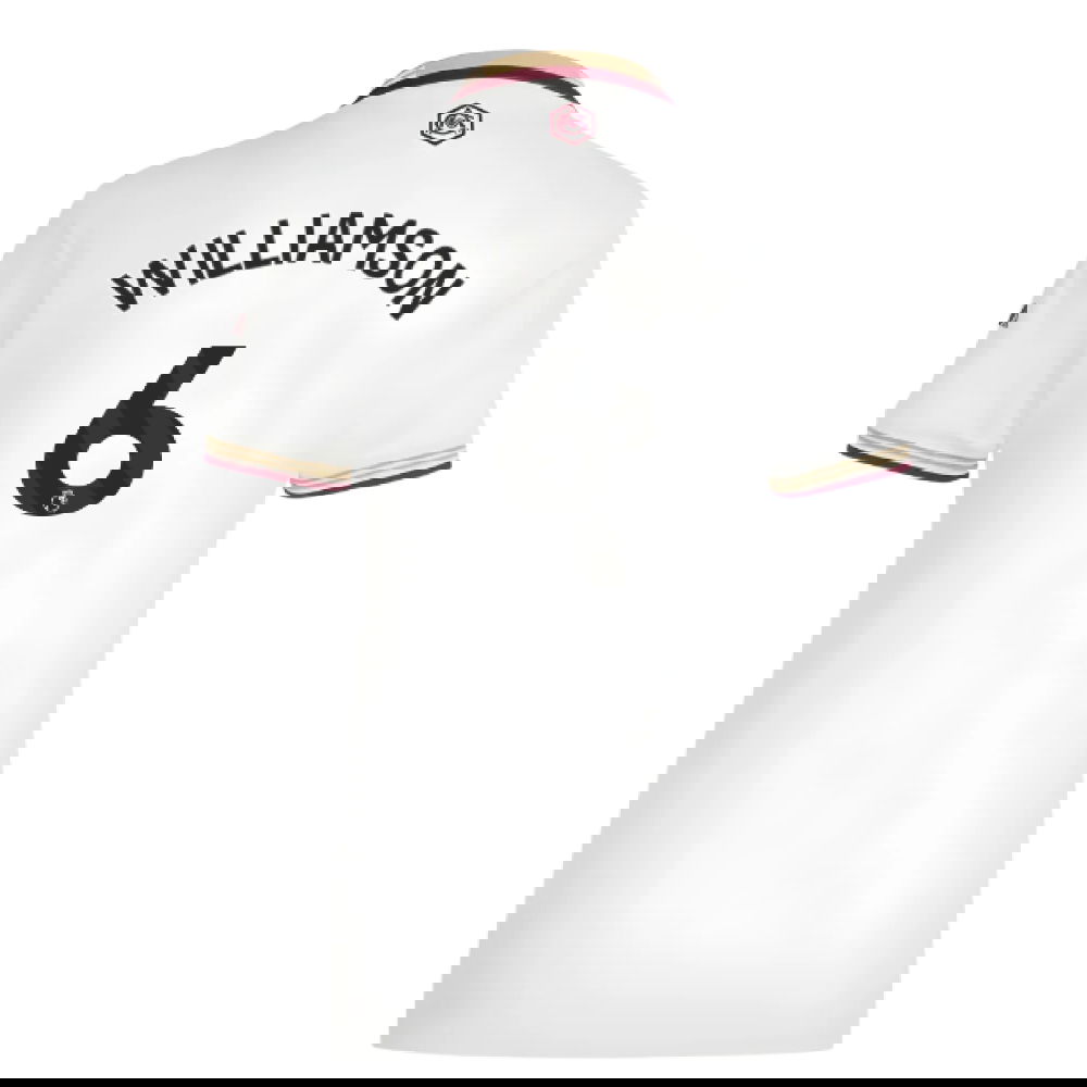 Tanie Koszulki Piłkarskie Arsenal Kobiety WILLIAMSON #6 Trzeci 2025-2026 Stroje Piłkarskie