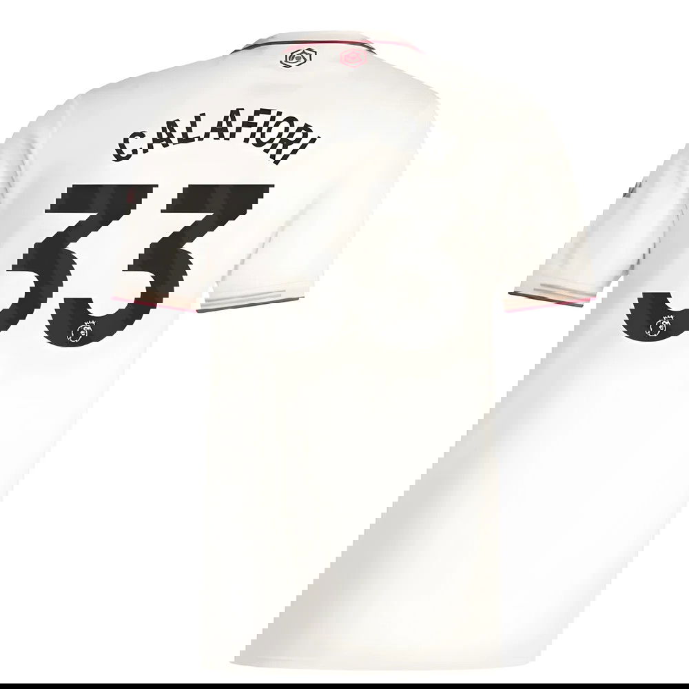 Tanie Koszulki Piłkarskie Arsenal CALAFIORI #33 Trzeci 2025-2026 Stroje Piłkarskie