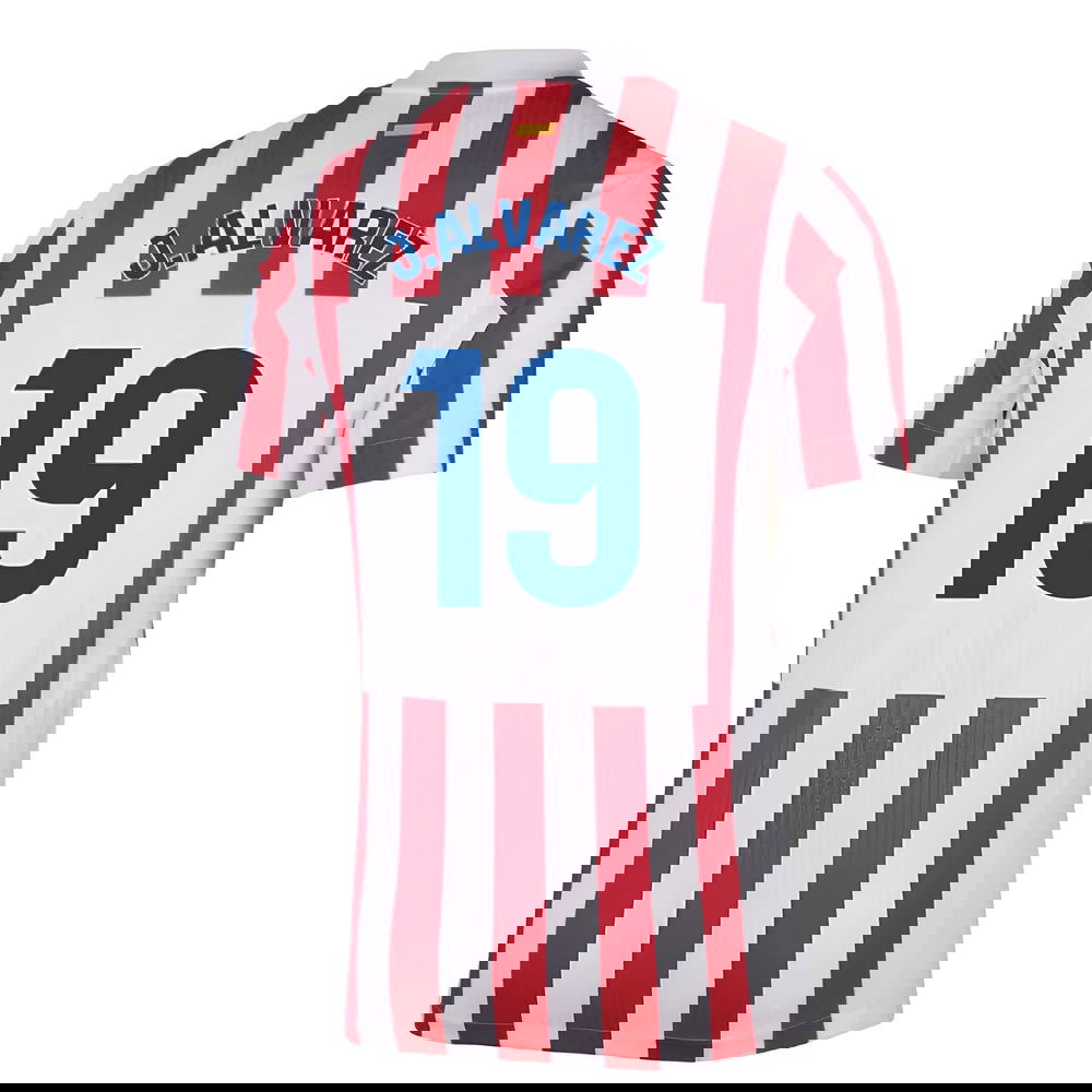 Tanie Koszulki Piłkarskie Atletico Madryt JALVAREZ #19 Główna 2025-2026 Stroje Piłkarskie