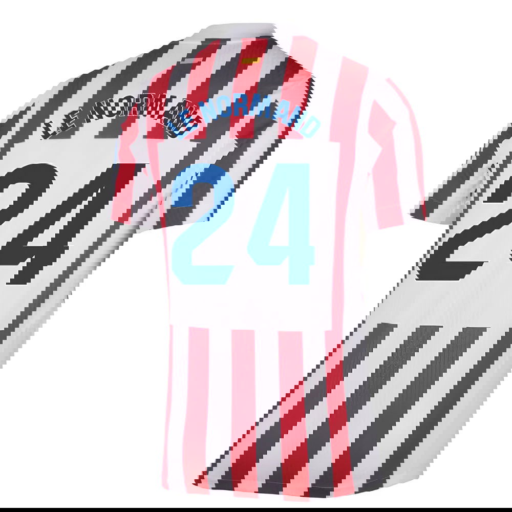 Tanie Koszulki Piłkarskie Atletico Madryt LE NORMAND #24 Główna 2025-2026 Stroje Piłkarskie