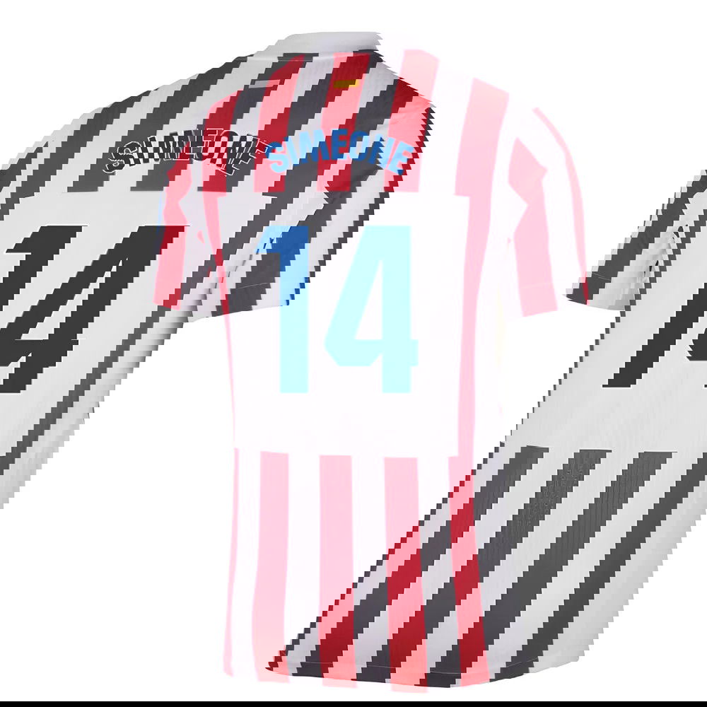 Tanie Koszulki Piłkarskie Atletico Madryt SIMEONE #14 Główna 2025-2026 Stroje Piłkarskie
