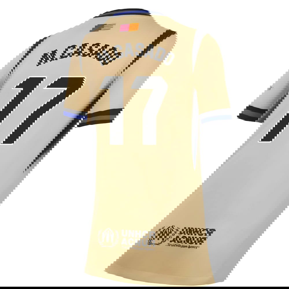 Tanie Koszulki Piłkarskie FC Barcelona Kobiety MCASADO #17 Precz 2025-2026 Stroje Piłkarskie