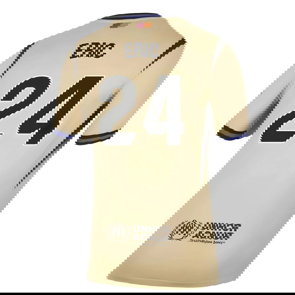 Tanie Koszulki Piłkarskie FC Barcelona ERIC #24 Precz 2025-2026 Stroje Piłkarskie