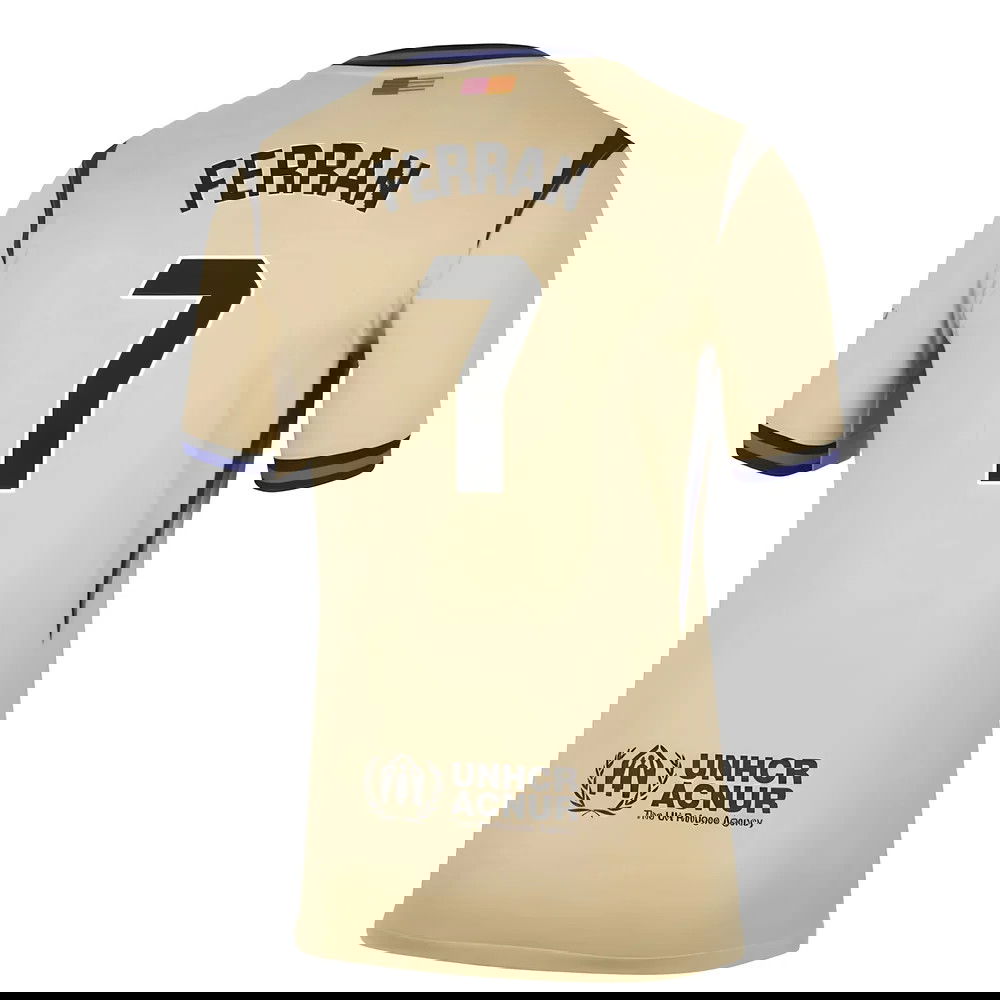 Tanie Koszulki Piłkarskie FC Barcelona FERRAN #7 Precz 2025-2026 Stroje Piłkarskie