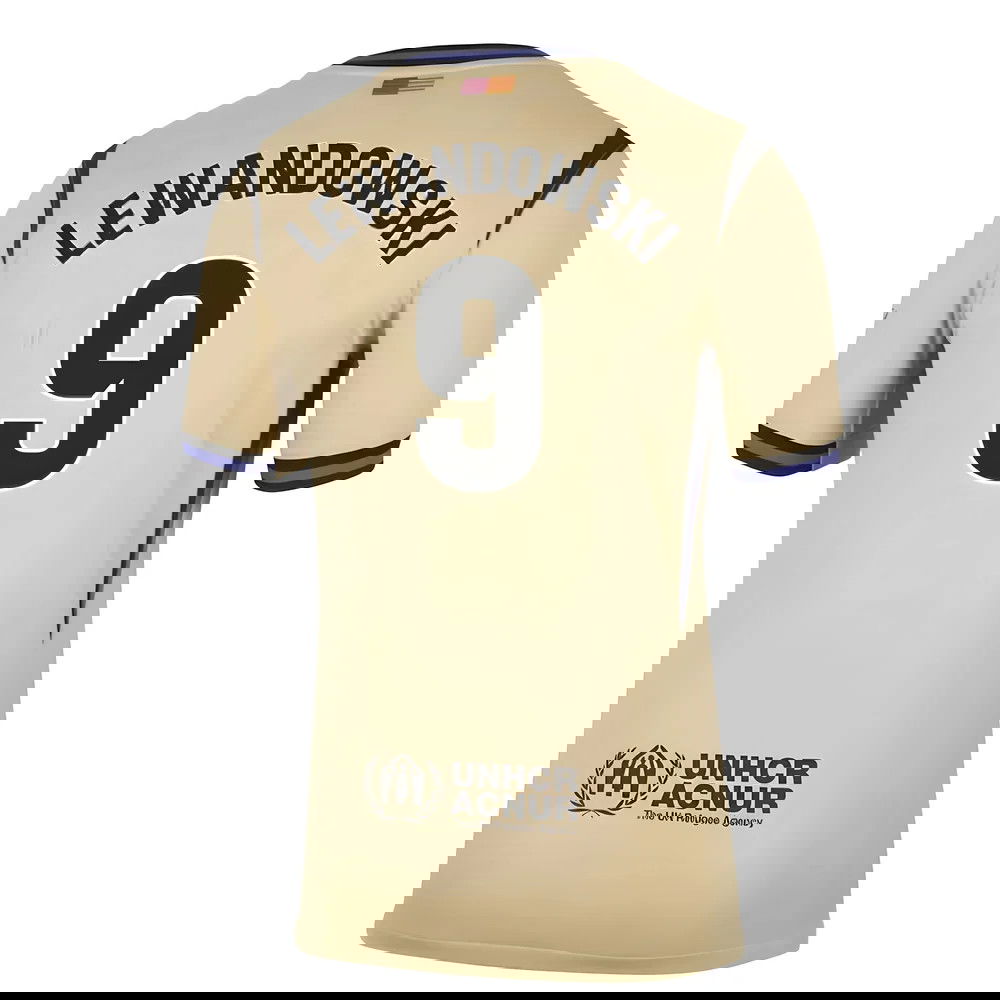 Tanie Koszulki Piłkarskie FC Barcelona LEWANDOWSKI #9 Precz 2025-2026 Stroje Piłkarskie