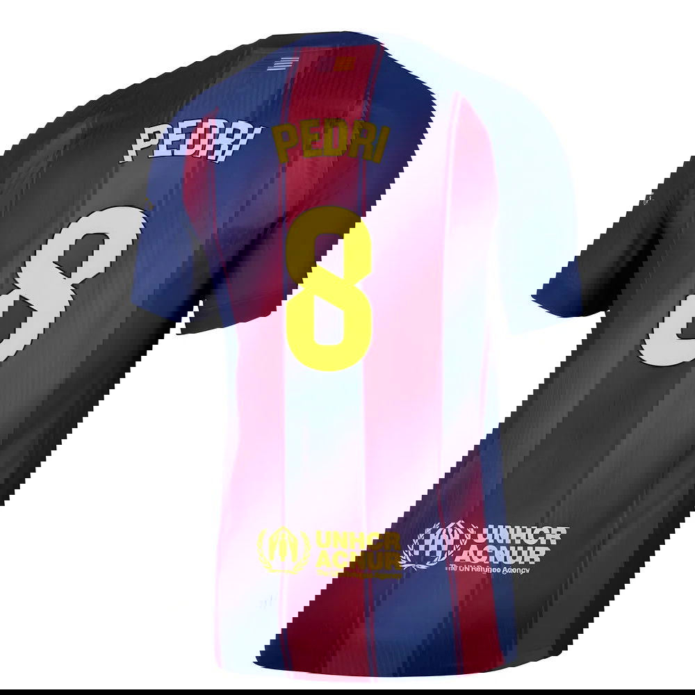 Tanie Koszulki Piłkarskie FC Barcelona PEDRI #8 Główna 2025-2026 Stroje Piłkarskie