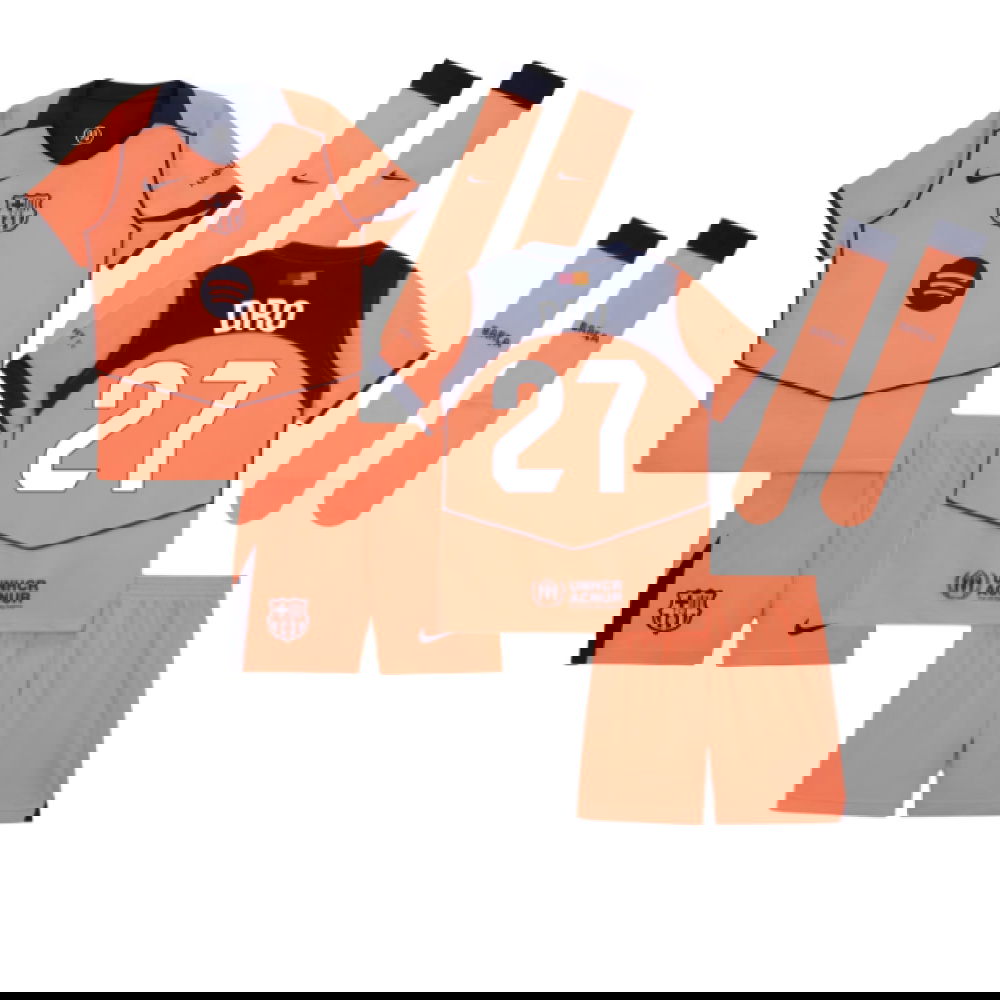 Tanie Koszulki Piłkarskie FC Barcelona Dziecięca DRO #27 Trzeci 2025-2026 Stroje Piłkarskie