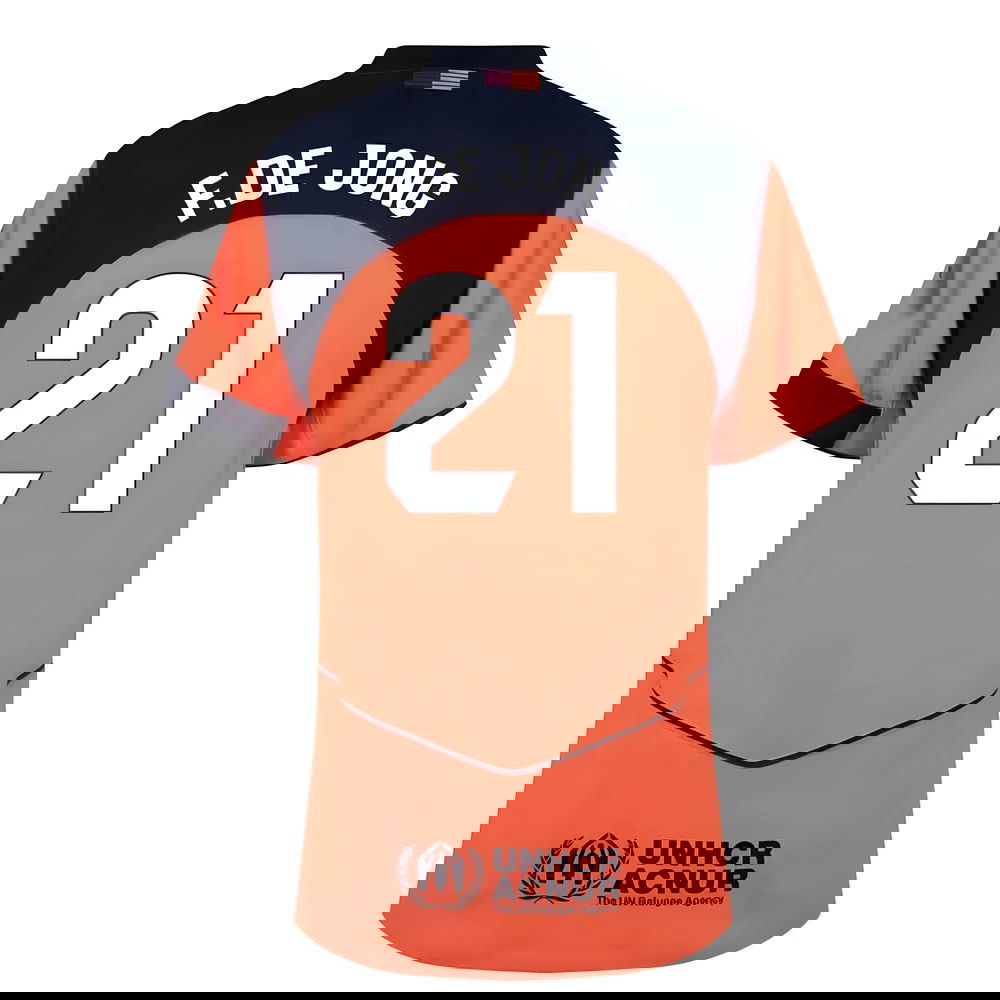 Tanie Koszulki Piłkarskie FC Barcelona FDE JONG #21 Trzeci 2025-2026 Stroje Piłkarskie