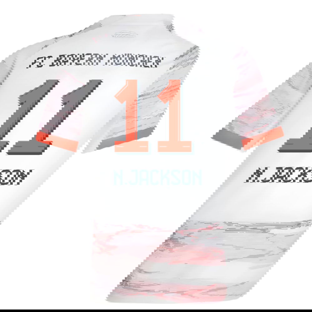 Tanie Koszulki Piłkarskie FC Bayern Monachium NJACKSON #11 Precz 2025-2026 Stroje Piłkarskie