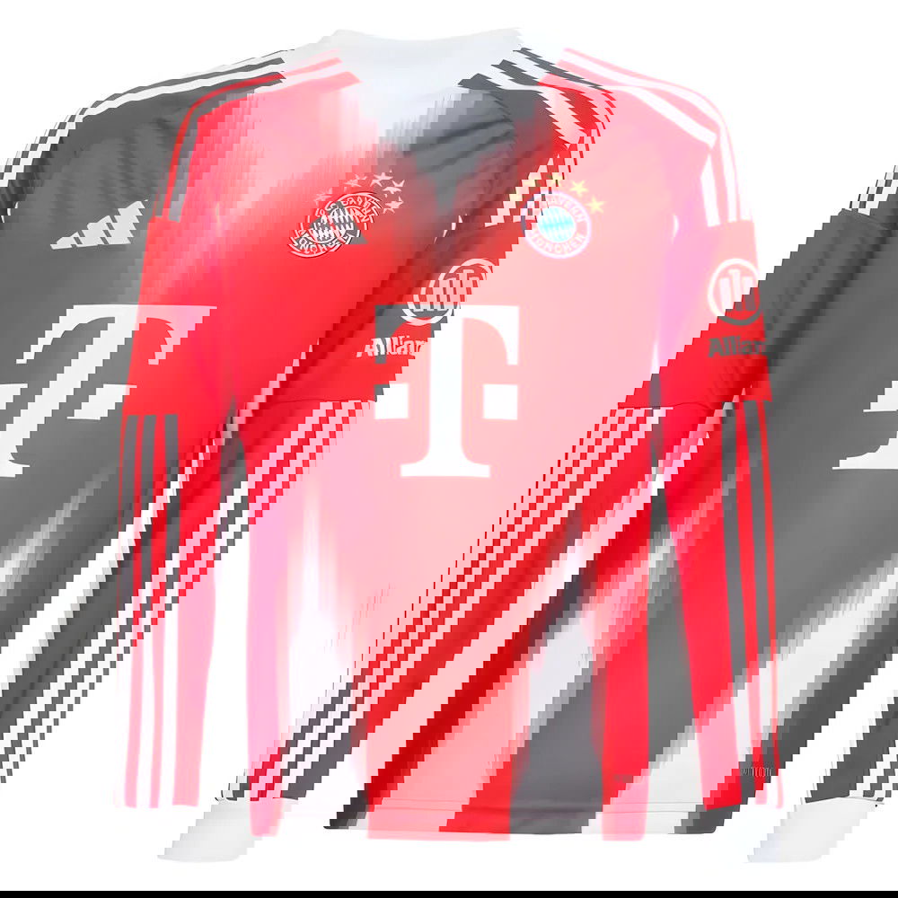 Tanie Koszulki Piłkarskie FC Bayern Monachium Długi rękaw Główna 2025-2026 Stroje Piłkarskie