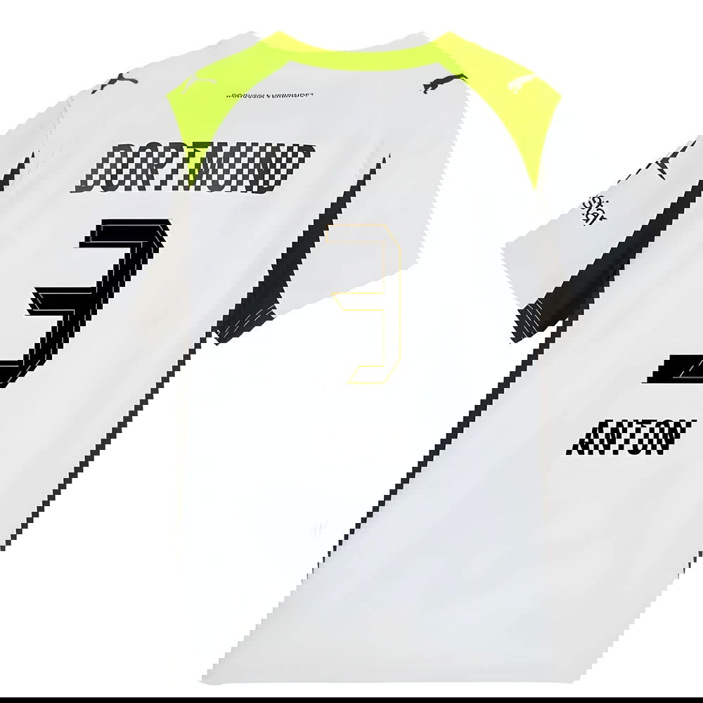 Tanie Koszulki Piłkarskie BVB Borussia Dortmund ANTON #3 Precz 2025-2026 Stroje Piłkarskie