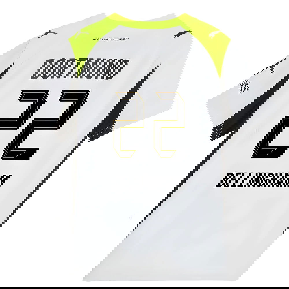 Tanie Koszulki Piłkarskie BVB Borussia Dortmund BELLINGHAM #22 Precz 2025-2026 Stroje Piłkarskie