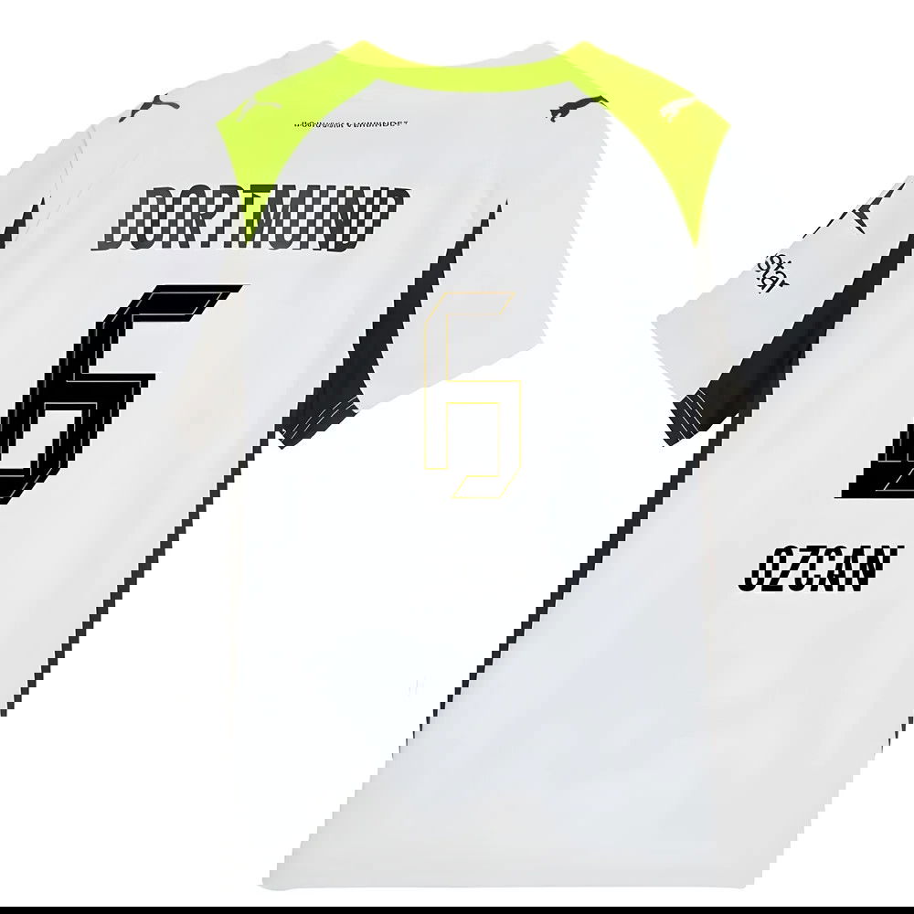 Tanie Koszulki Piłkarskie BVB Borussia Dortmund OZCAN #6 Precz 2025-2026 Stroje Piłkarskie