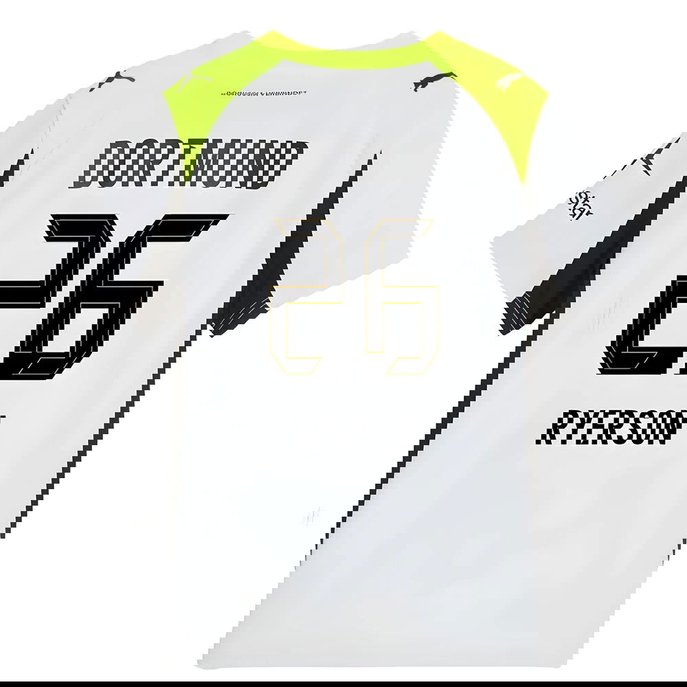 Tanie Koszulki Piłkarskie BVB Borussia Dortmund RYERSON #26 Precz 2025-2026 Stroje Piłkarskie