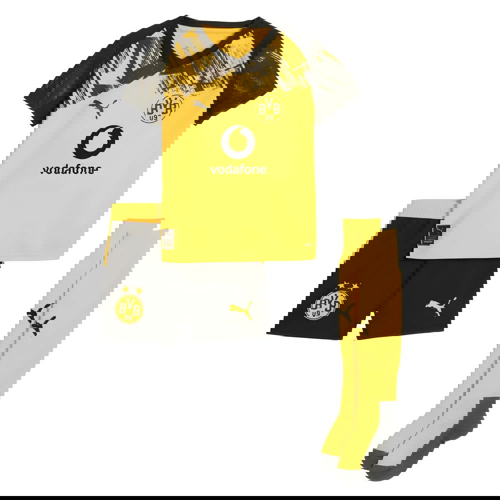 Tanie Koszulki Piłkarskie BVB Borussia Dortmund Dziecięca Główna 2025-2026 Stroje Piłkarskie