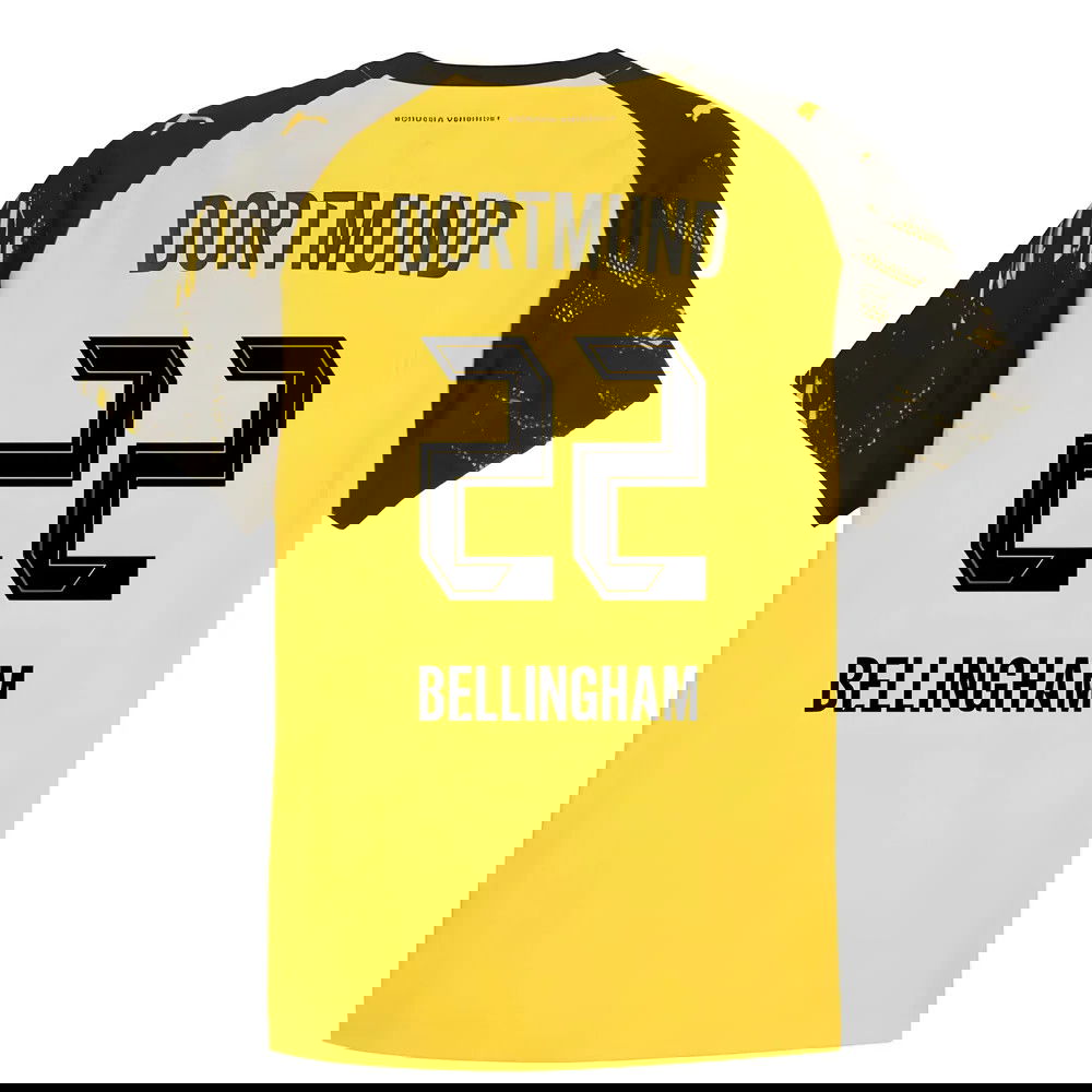 Tanie Koszulki Piłkarskie BVB Borussia Dortmund BELLINGHAM #22 Główna 2025-2026 Stroje Piłkarskie