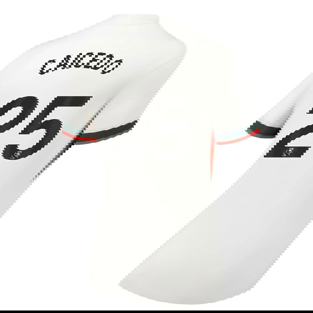 Tanie Koszulki Piłkarskie Chelsea Kobiety CAICEDO #25 Precz 2025-2026 Stroje Piłkarskie