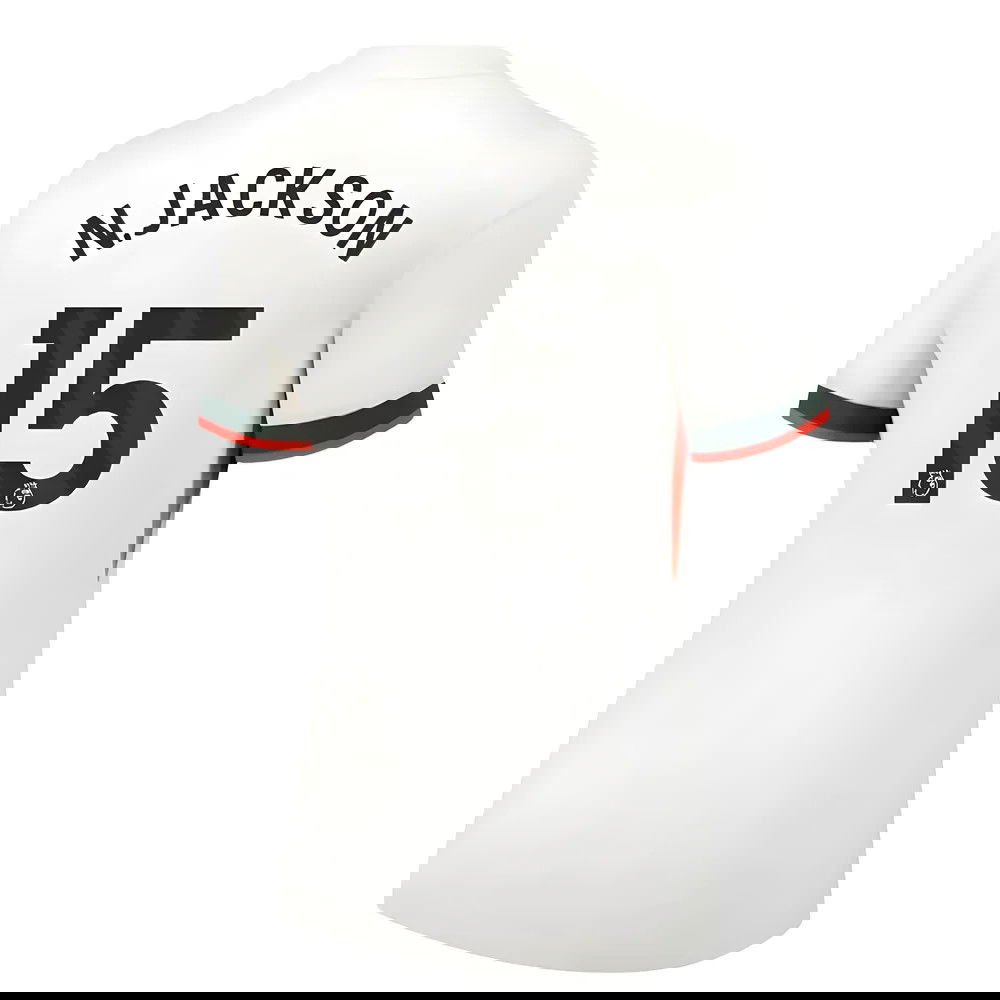 Tanie Koszulki Piłkarskie Chelsea Kobiety NJACKSON #15 Precz 2025-2026 Stroje Piłkarskie